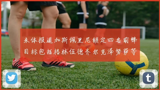 米体报道加斯佩里尼锁定四名前锋目标包括格林伍德齐尔克泽努萨等人