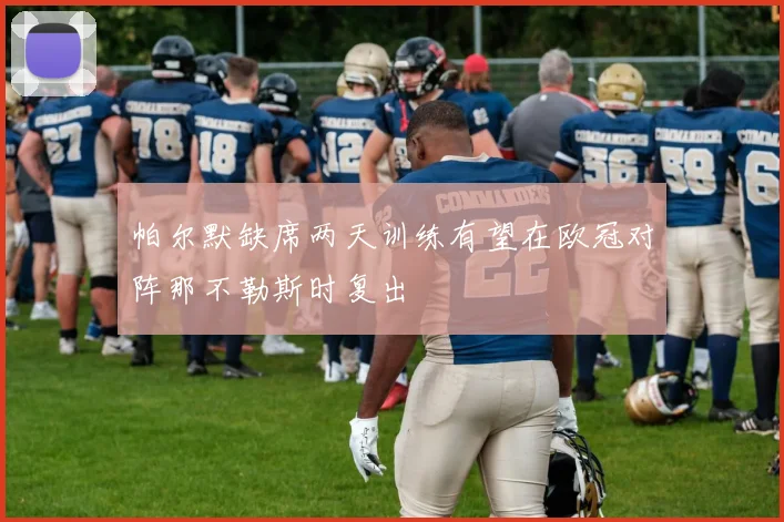 帕尔默缺席两天训练有望在欧冠对阵那不勒斯时复出